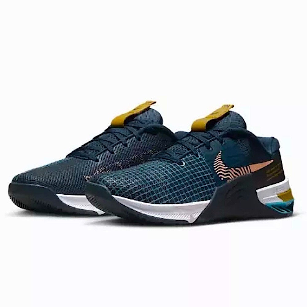 Nike Metcon 8 Training Gym Shoes Armory Navy Arctic Orange DO9328-401 - Picture 6 of 16
